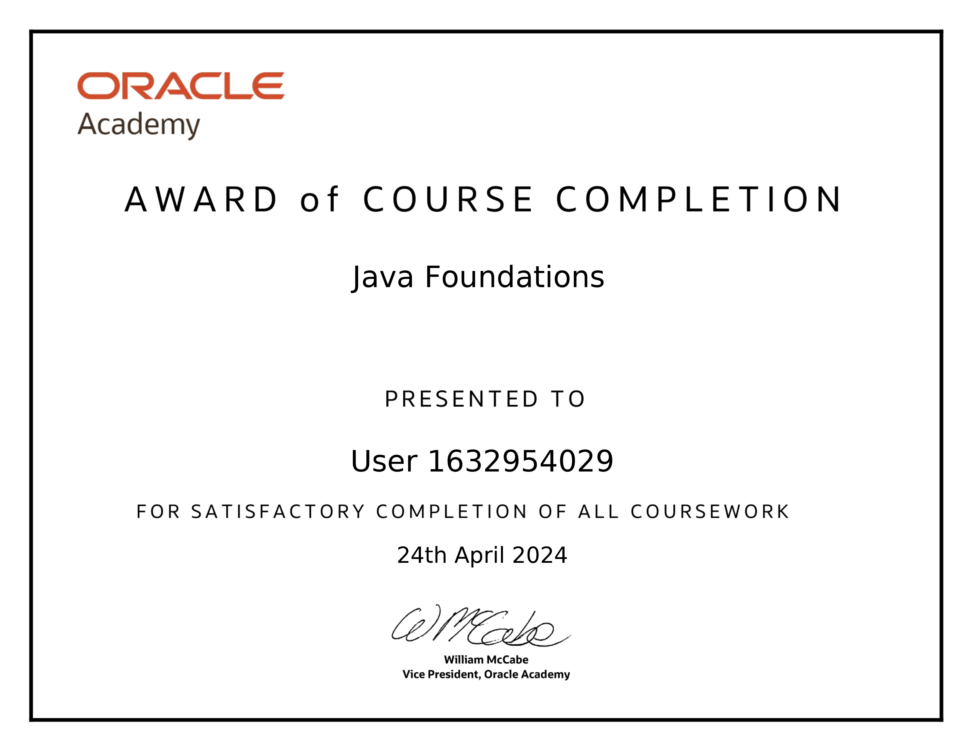 Certificate 2