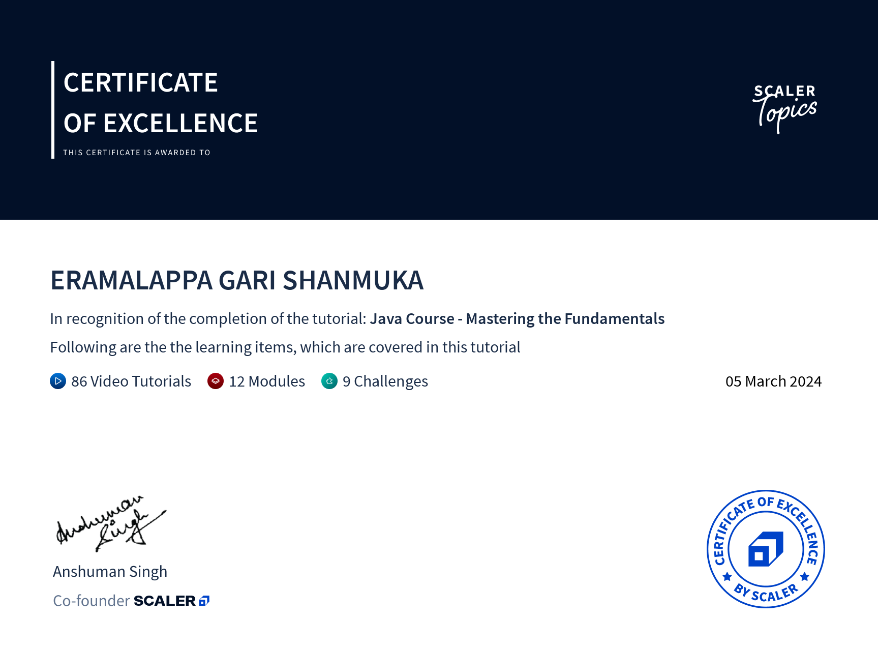 Certificate 2